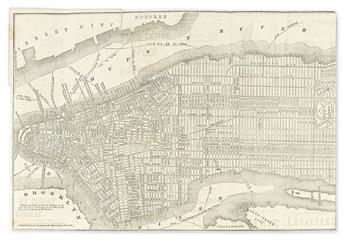 (NEW YORK CITY.) Redfield, J. S. Redfields Half-Dime Vest-Pocket City Maps. New York.